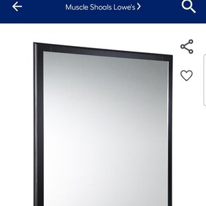 Elegant Black Wall Mirror